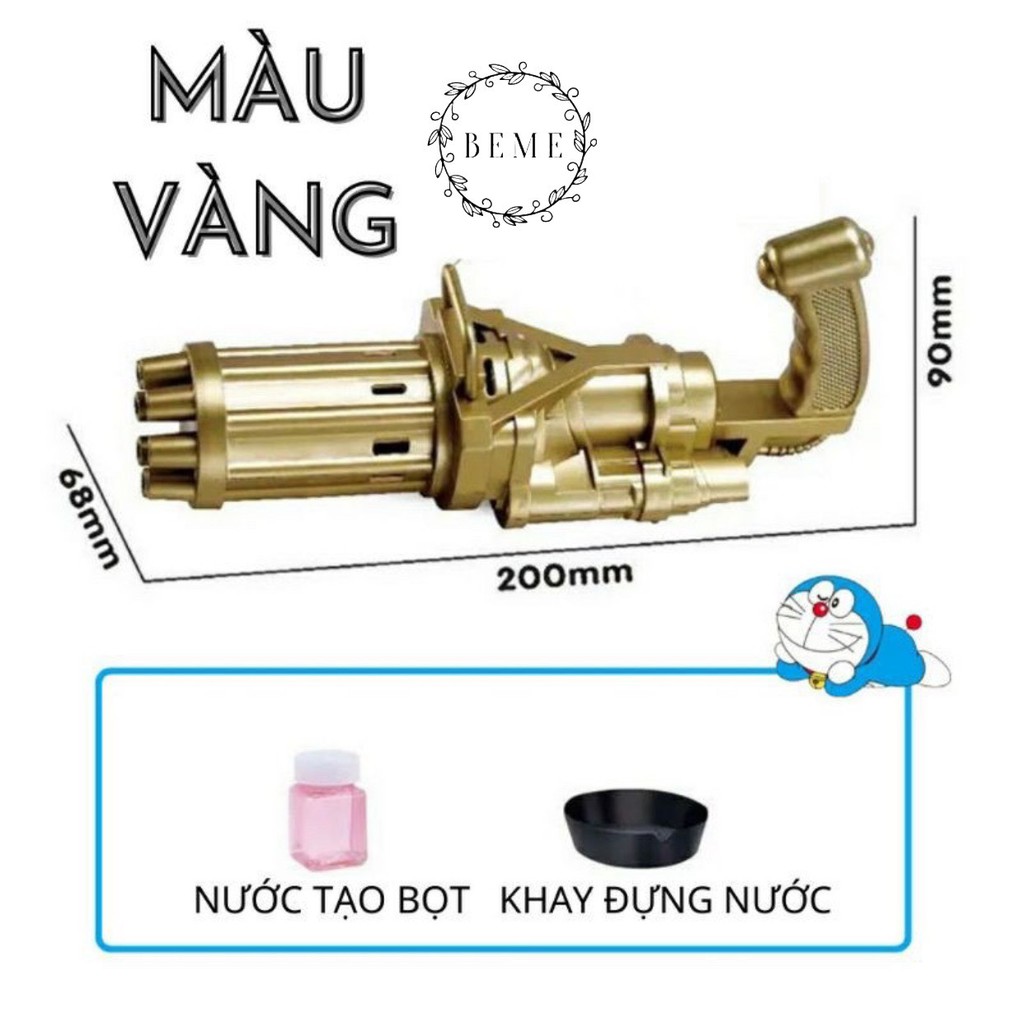 Súng bắn bong bóng xà phòng ( TẶNG KÈM PIN ) Đồ chơi vận động ngoài trời