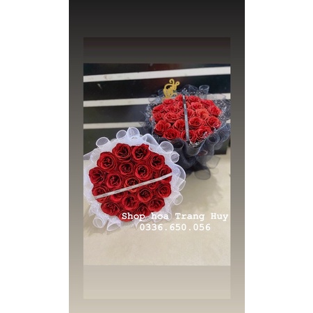 BÓ HOA NHŨ KIM TUYẾN 20 BÔNG