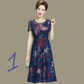 Váy trung niên thời trang cao cấp