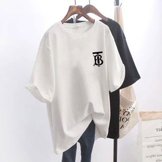 Áo Thun Nữ Form Rộng Giấu Quần Unisex In Chữ BT Thời Trang Hàn Quốc