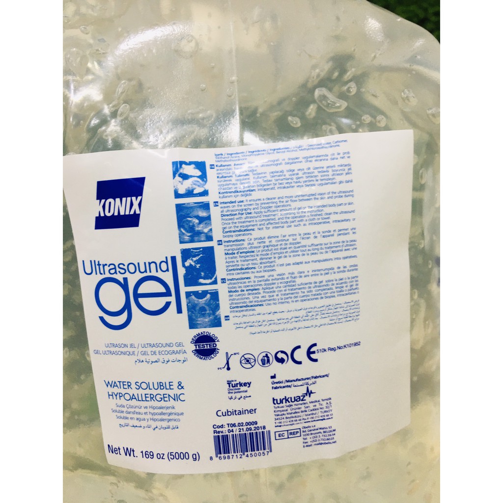 [Tặng Chai Chiết] Gel Siêu Âm , Gel Lạnh Triệt Lông Konix 5000ml