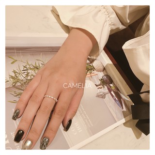 Nhẫn bạc Camelia The Queen 2