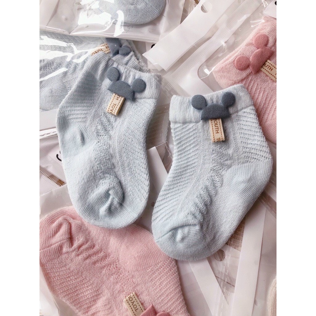 Bán lẻ 1 đôi tất lưới mickey Hàng Xuất gam màu Pastel cực Trend 🥕