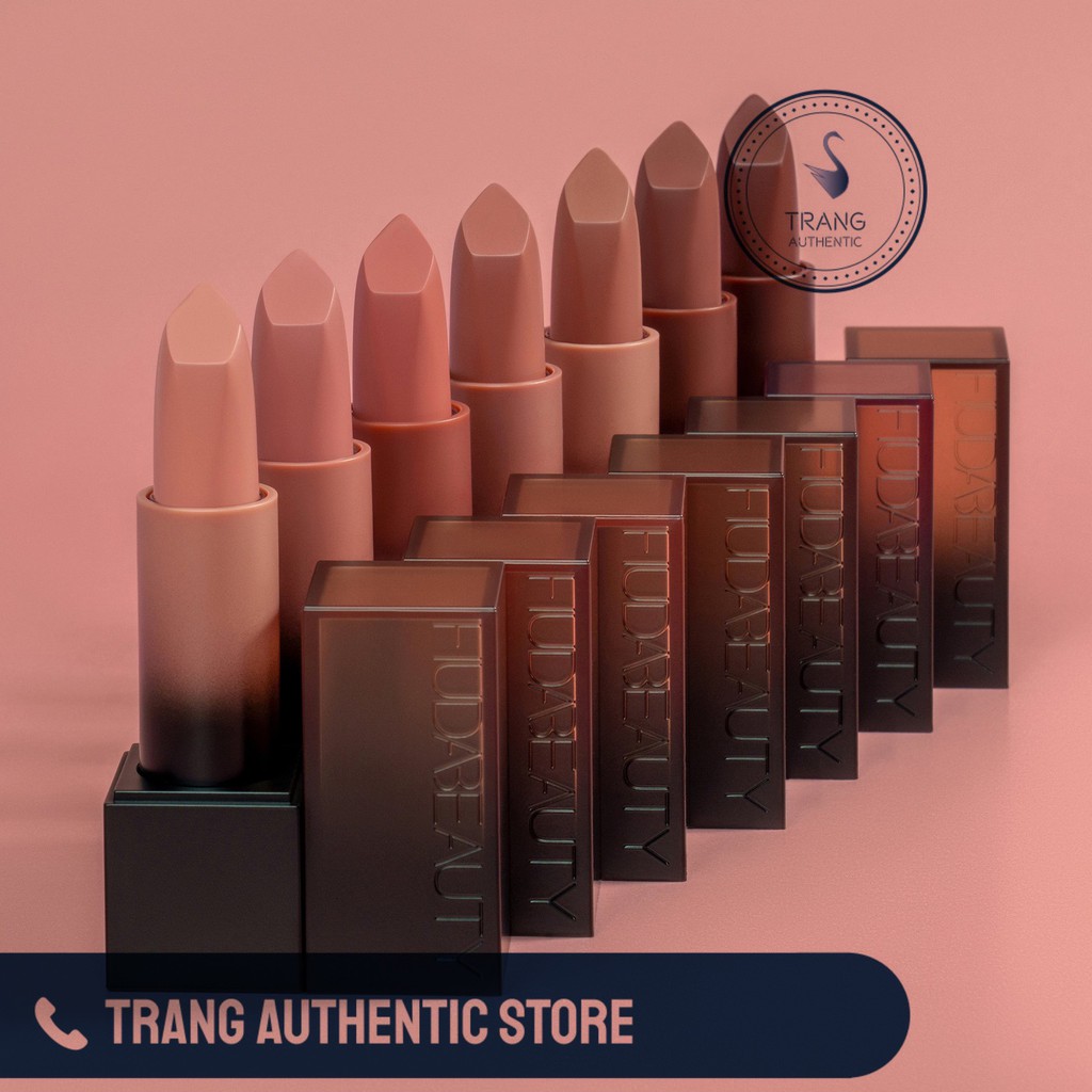 [ HÀNG CHÍNH HÃNG ] Son lì HUDA Power Bullet  Cream Glow Hydrating Lipstick