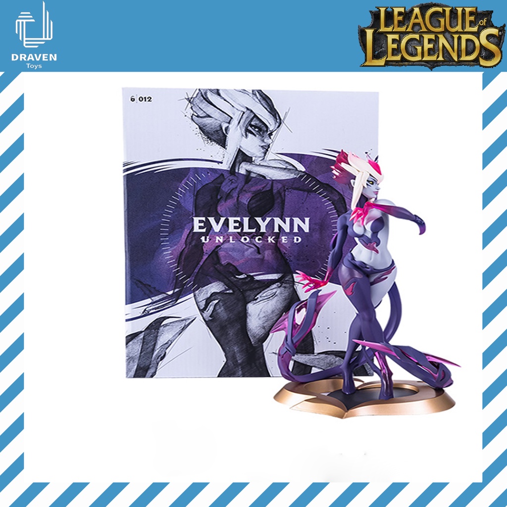 ✨Mô hình Everlyn Unlocked Statue -  Chính hãng Riot Games - Liên Minh Huyền Thoại LOL - Cam kết hàng Authentic 100%