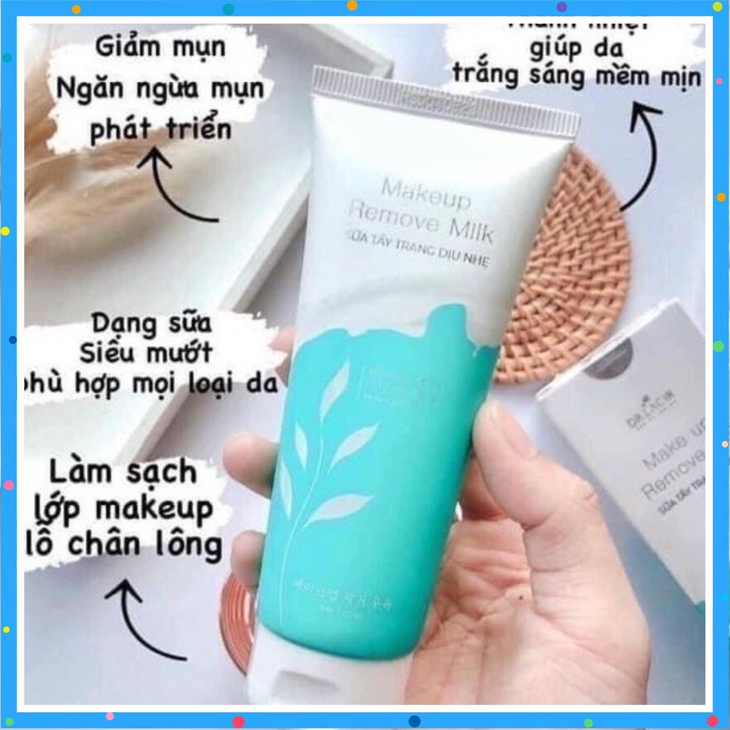 SỮA TẨY TRANG DỊU NHẸ DR.LACIR - dùng được cho mọi loại da, Không Cồn và Cân Bằng Ẩm