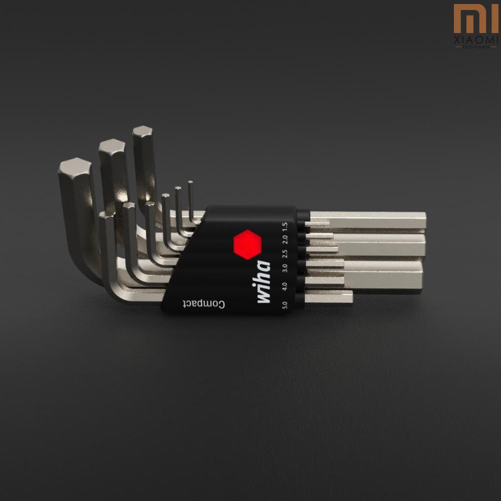 S☆S Xiaomi Mijia wiha Hex Wrench Set 9 Pieces Crocodile Screwdriver Kit Precision Magnetic Bits DIY Screw Driver Home Re