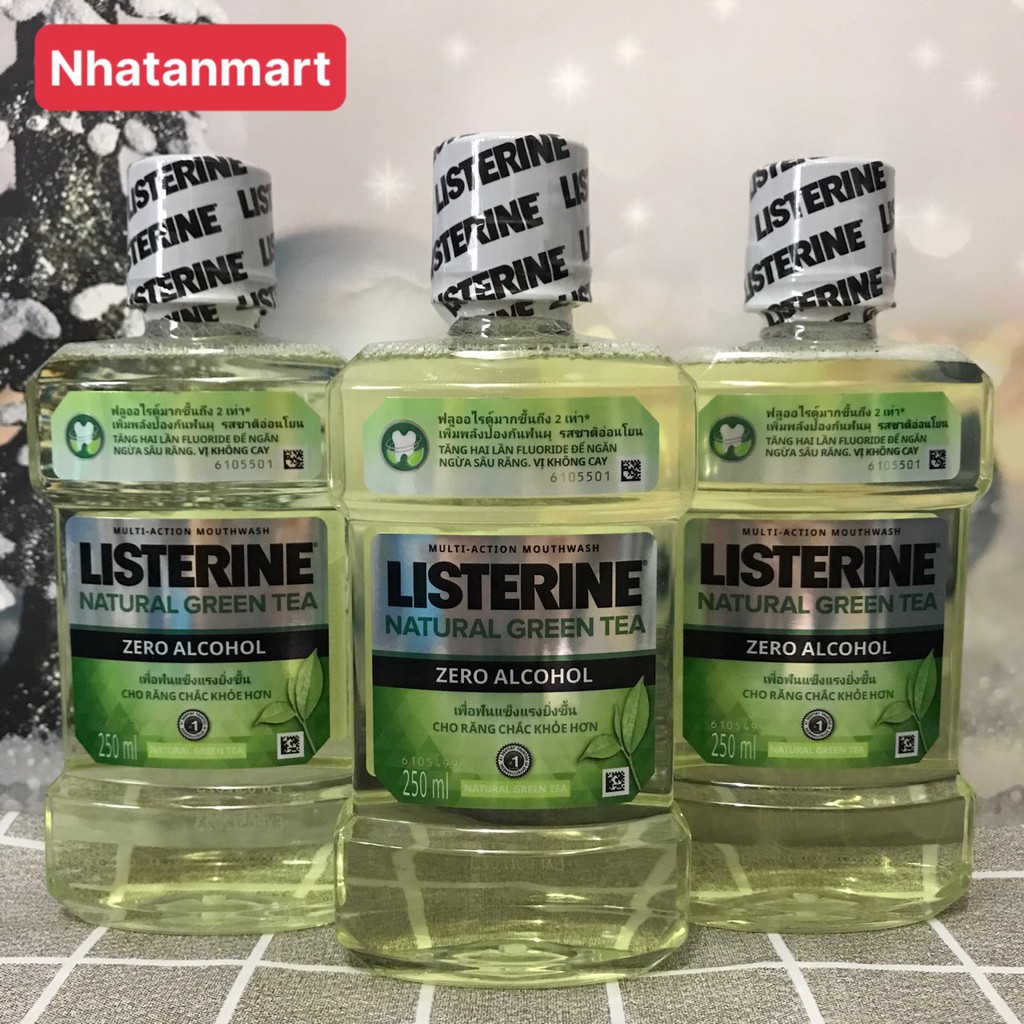 NƯỚC SÚC MIỆNG LISTERIN GREEN TEA 250ml