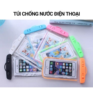 TÚI ĐỰNG ĐIỆN THOẠI CHỐNG NƯỚC DẠNG KHOÁ GÀI 4 MÀU