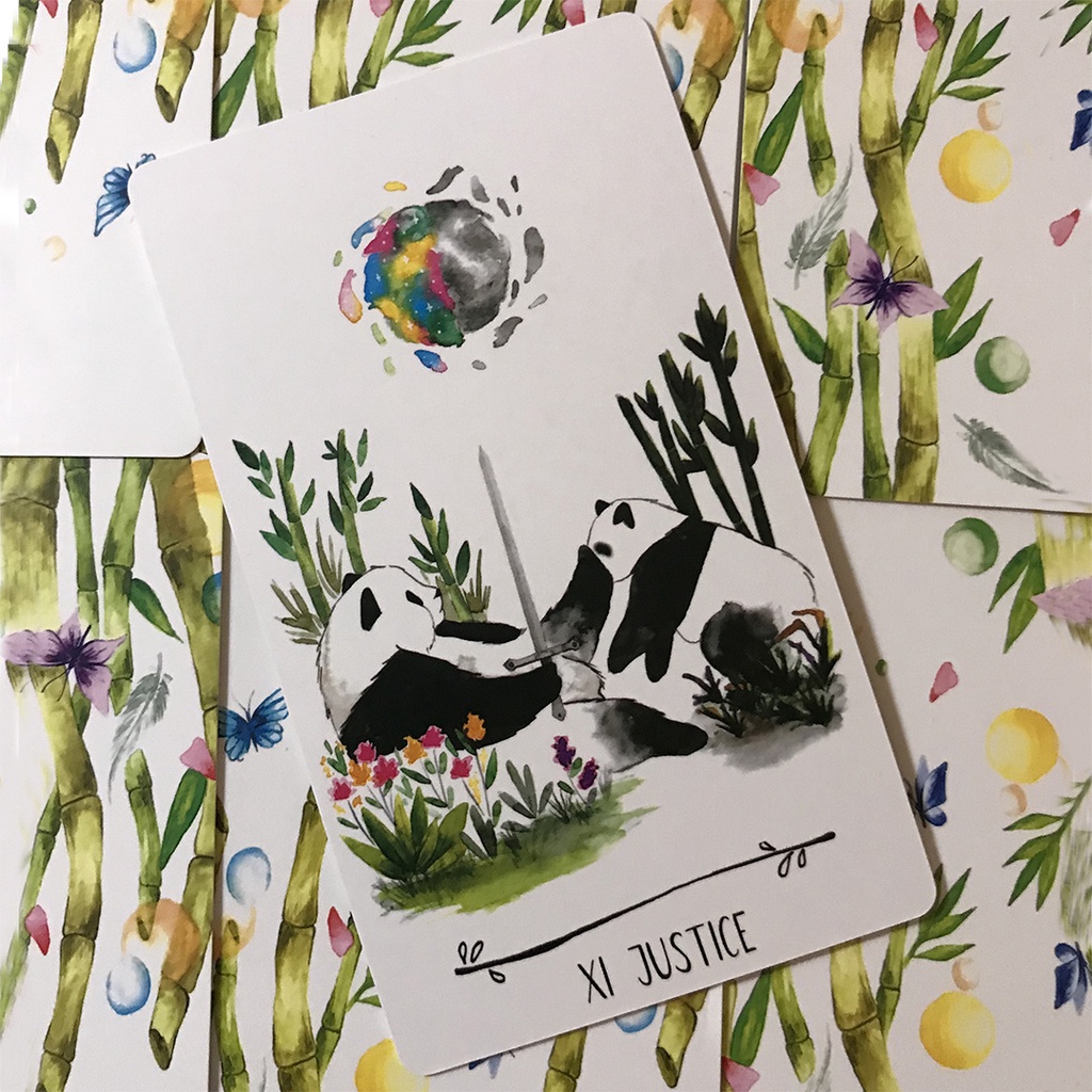 Bộ bài Way of the Panda Tarot A4