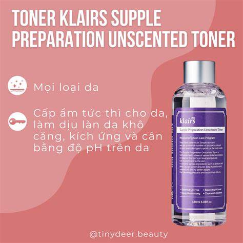 Nước Hoa Hồng Klairs Supple Preparation Toner 180ML