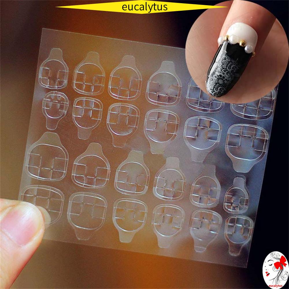 Miếng Dán Nối Móng Hai Mặt Trong Suốt Siêu Mỏng DIY Dành Cho Nữ