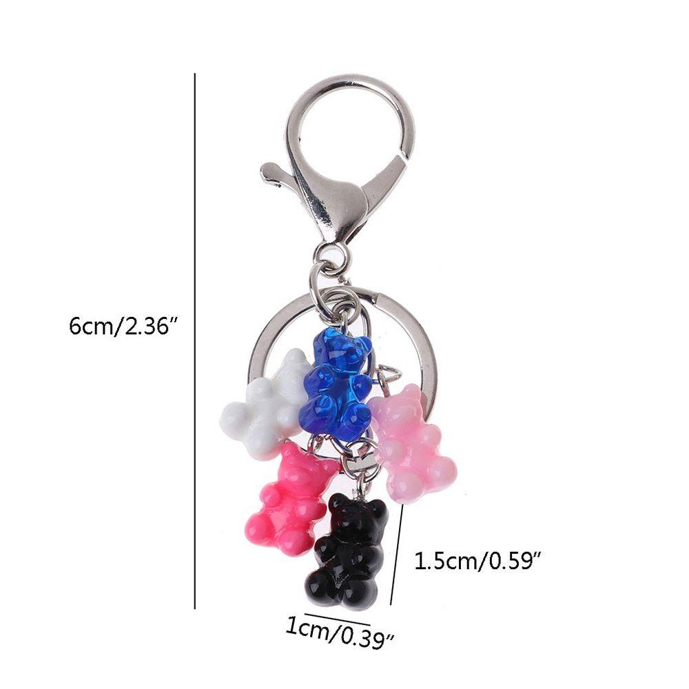 Móc Khóa Hình Gấu Gummy Nhiều Màu Dễ Thương