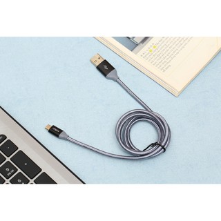 Cáp sạc micro 1m evalu LTM - 01 đen
