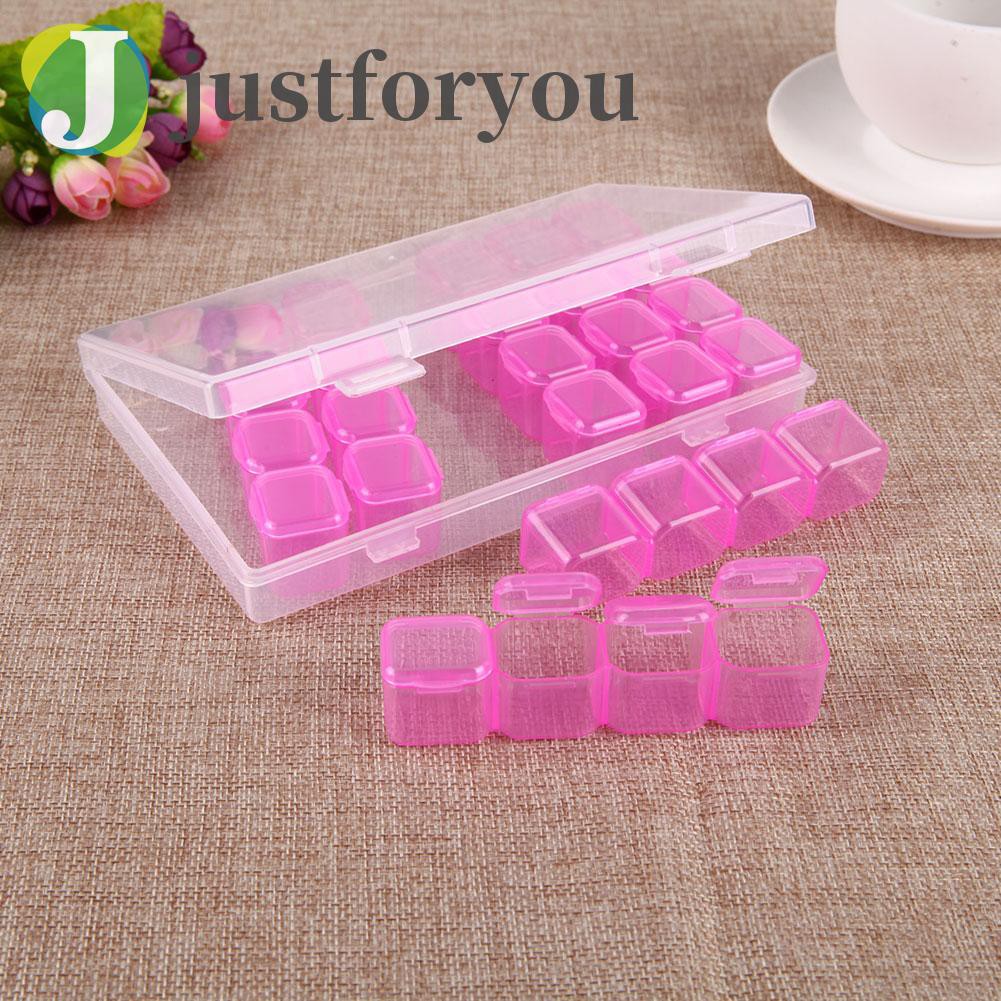 Hộp Nhựa Đựng Trang Sức 28 Ngăn Tiện Dụng