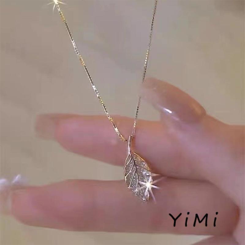 Vòng cổ Mặt Chiếc Lá Hợp Thời Trang Sang Trọng Cho Nữ