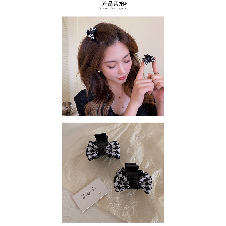 1 Kẹp Tóc Đính Nơ Thiết Kế Tinh Tế Thời Trang Cao Cấp Cho Nữ