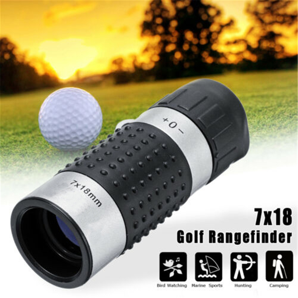 Dụng cụ đo khoảng cách khi đánh golf 7x18 163m / 1000m tiện dụng kèm phụ kiện