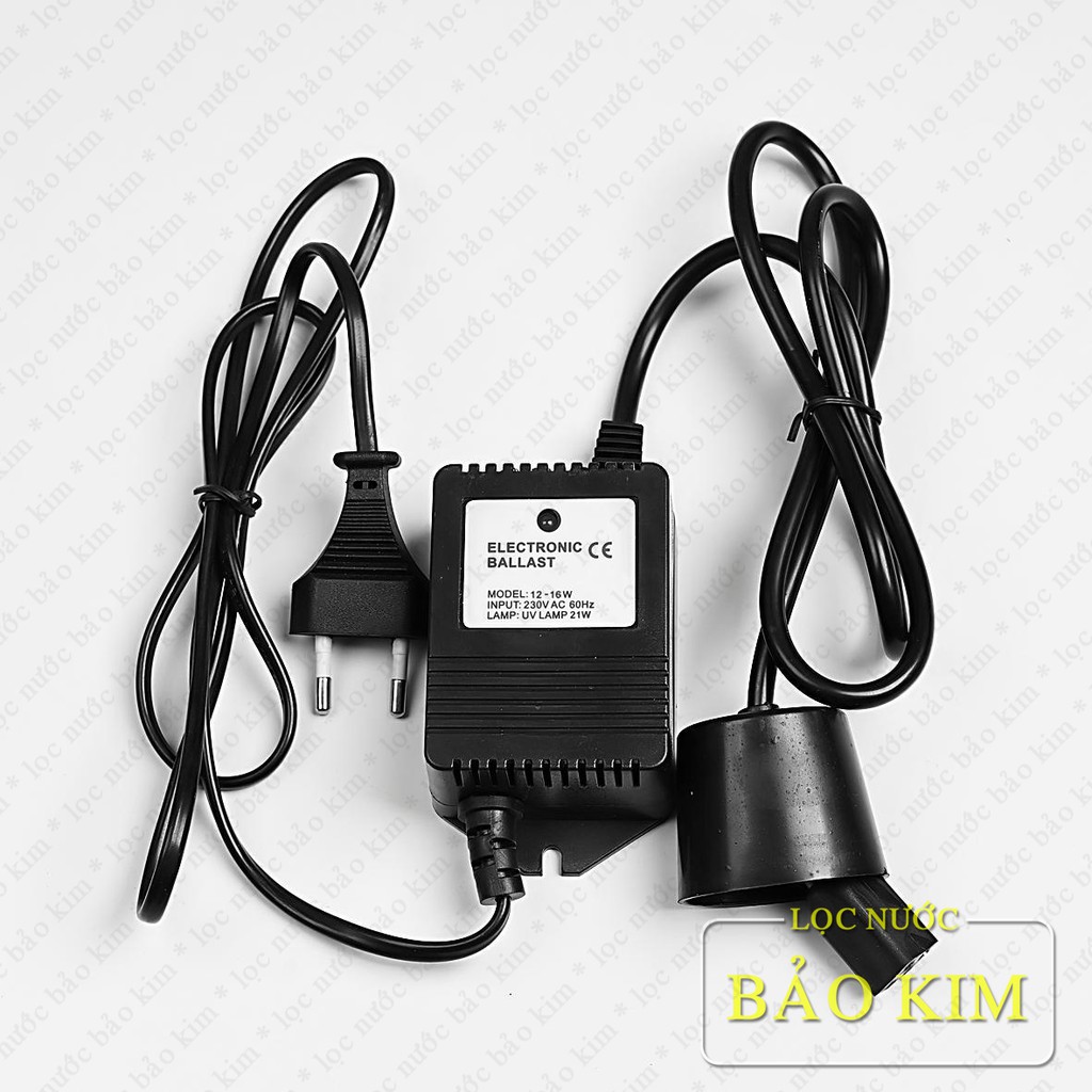 Adaptor 12W - Ballast biến áp chuyển nguồn đèn cực tím UV 12W - 4 chấu