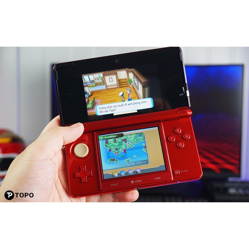 Máy Nintendo 3DS + Cài sẵn thêm các hệ NDS/GBA/NES/SNES + Đủ phụ kiện