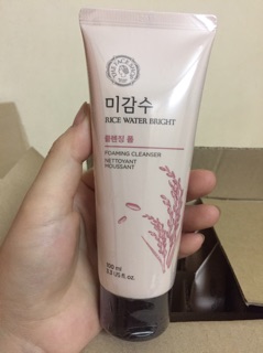 Sữa rửa mặt gạo Rice water bright cleansing Foam ☘️gao_beauty223☘️