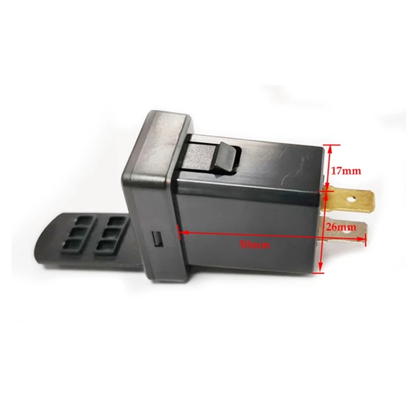 Cốc sạc nhanh 3 cổng usb cho mitsubishi outlander 3 2018 2019