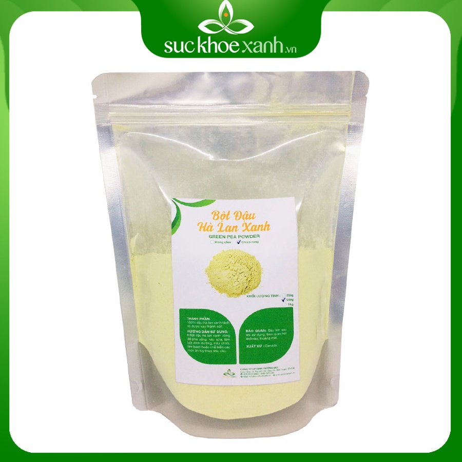 Bột đậu hà lan xanh rang chín Canada 500g