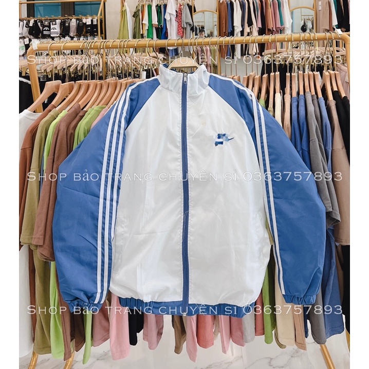 Áo Khoác Dù Form Rộng 2 Lớp Unisex Nam Nữ Kiểu Dáng Bomber Hot Trend - Áo Gió Tổng Hợp Nhiều Mẫu Freesize