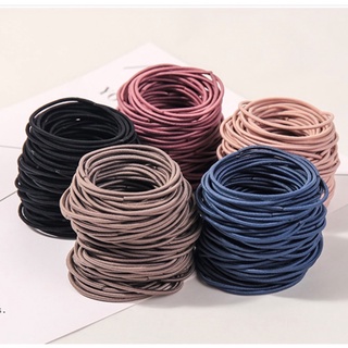 [quà tặng] Combo 10 dây buộc tóc sợi lanh nhỏ