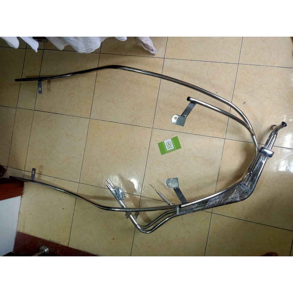 Khung inox bảo vệ xe grande 2019