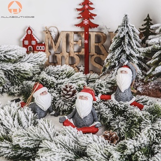 Đồ trang trí ông già noel bằng nhựa resin dùng trang trí tiểu cảnh