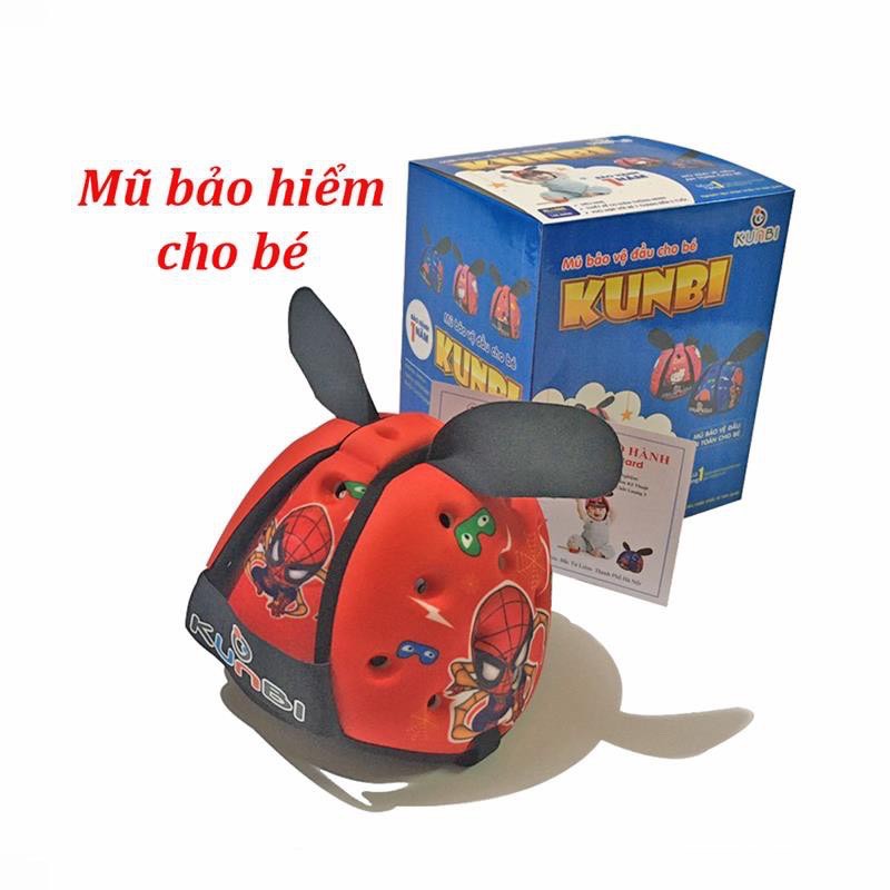 Mũ bảo hiểm bảo vệ đầu cho bé Kunbi tặng 1 tập tô