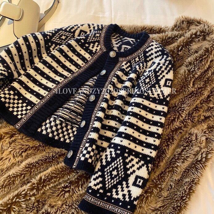 Áo khoác len cardigan dệt kim thời trang mùa thu 2021 hợp xu hướng cho nữ