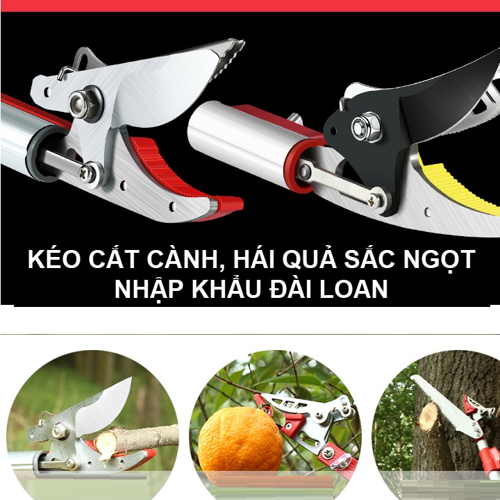 Kéo cắt hoa quả trên cao,kéo cắt cành trên cao 3 mét