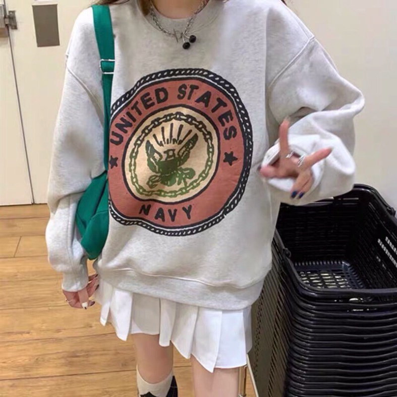 Áo Nỉ Hoodie Nữ áo SWT Hình Tròn Hót Trend 2021 ( HÀNG LOẠI 1)