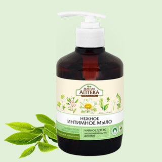 Green pharmacy dung dịch vệ sinh phụ nữ kháng khuẩn cây trà | 370ml