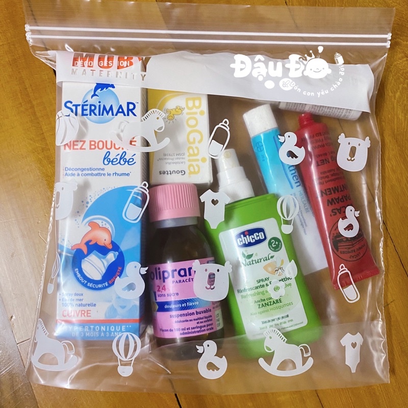 Túi zip Moby đa năng hộp 24 túi