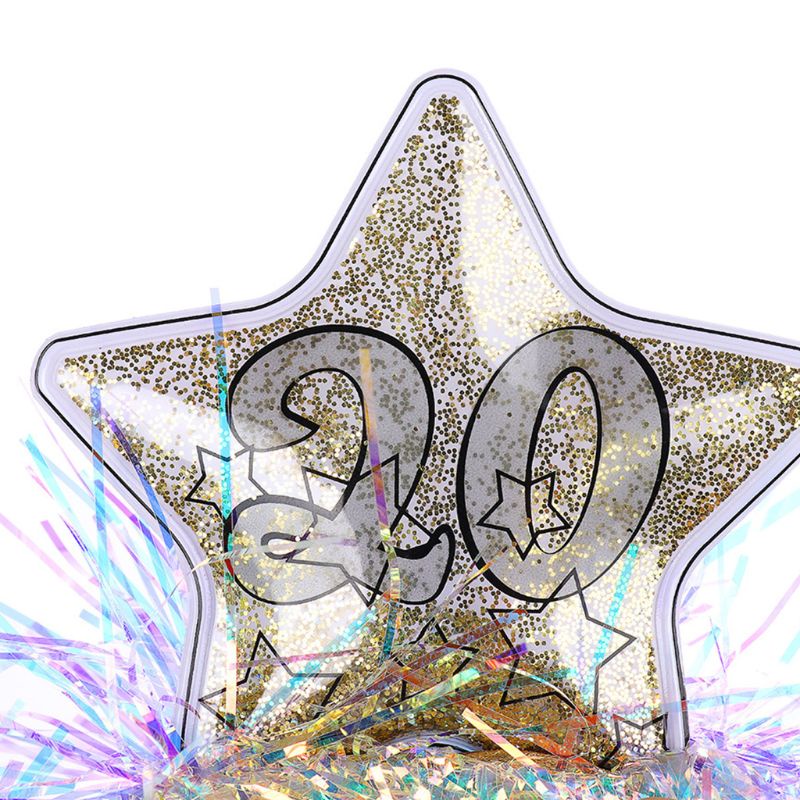 Băng Đô Cài Tóc Họa Tiết Ngôi Sao Lấp Lánh Mừng Năm Mới 2020