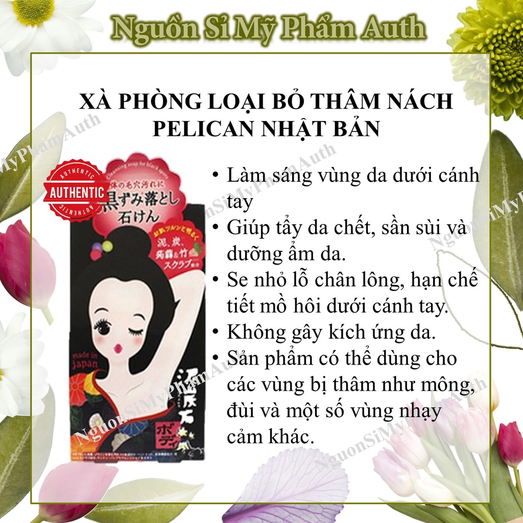 Xà phòng cải thiện thâm nách Pelican Nhật