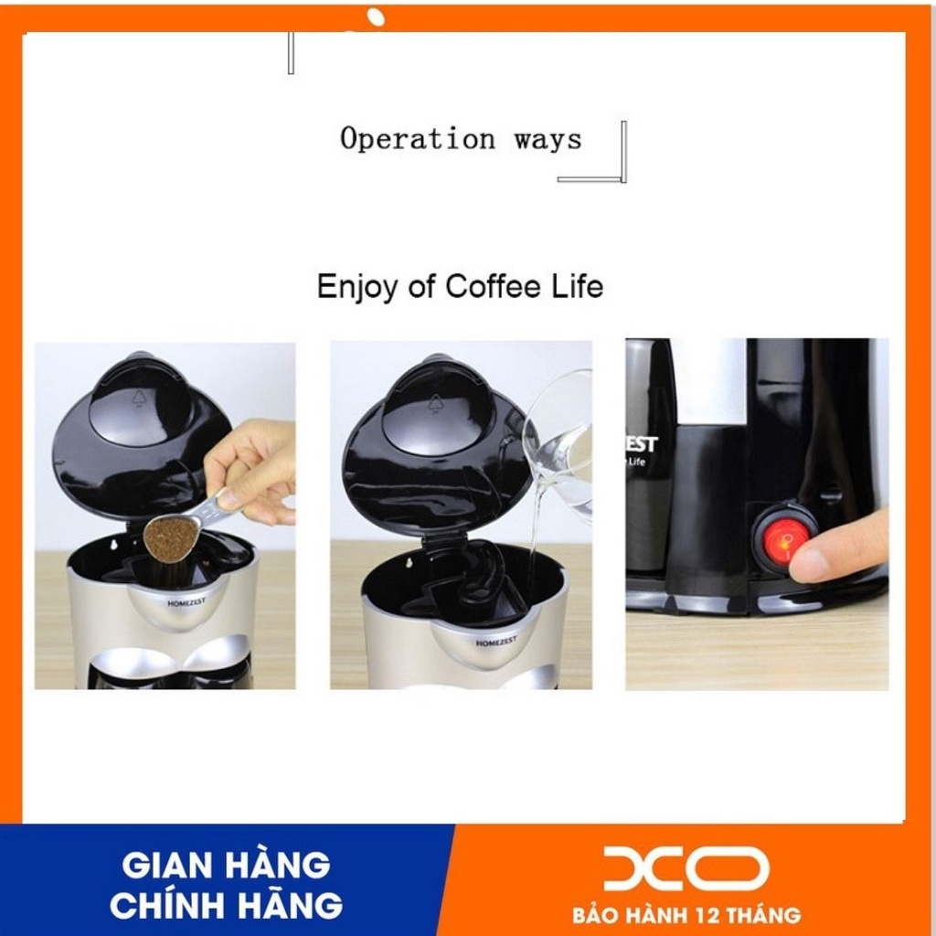 Máy Pha Cafe Espresso Homezest TS 621, Sản Phẩm Chính Hãng, Bảo Hành 12 Tháng