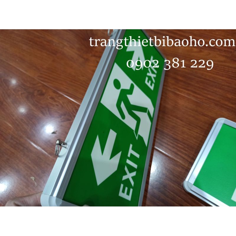 Bảng dạ quang lối thoát hiểm EXIT LỐI THOÁT CHỈ TRÁI 1 mặt YF1017-1M-01
