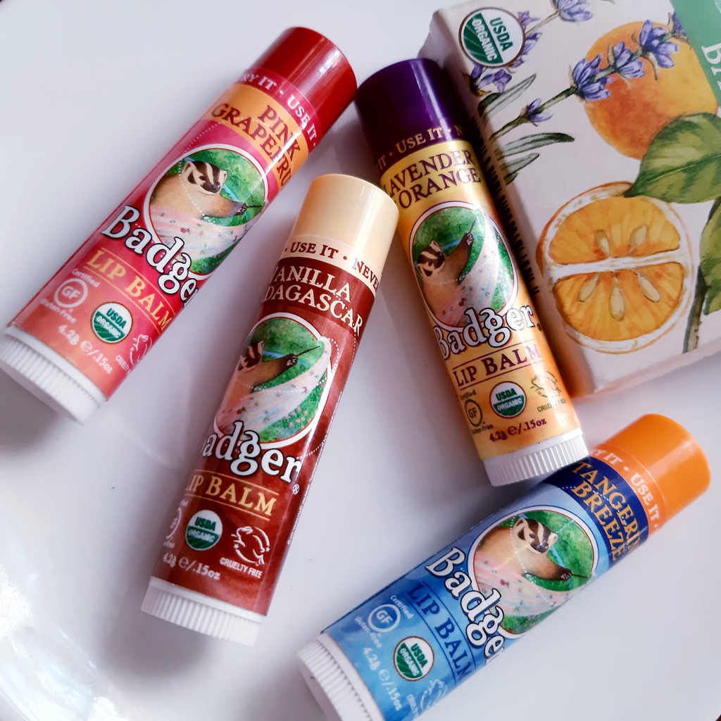 Son dưỡng môi Lip balm Badger