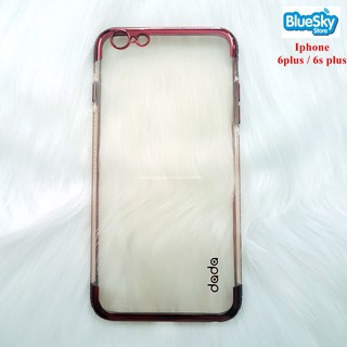 Ốp lưng Iphone 6 Plus / 6s Plus dẻo trong viền xi dada