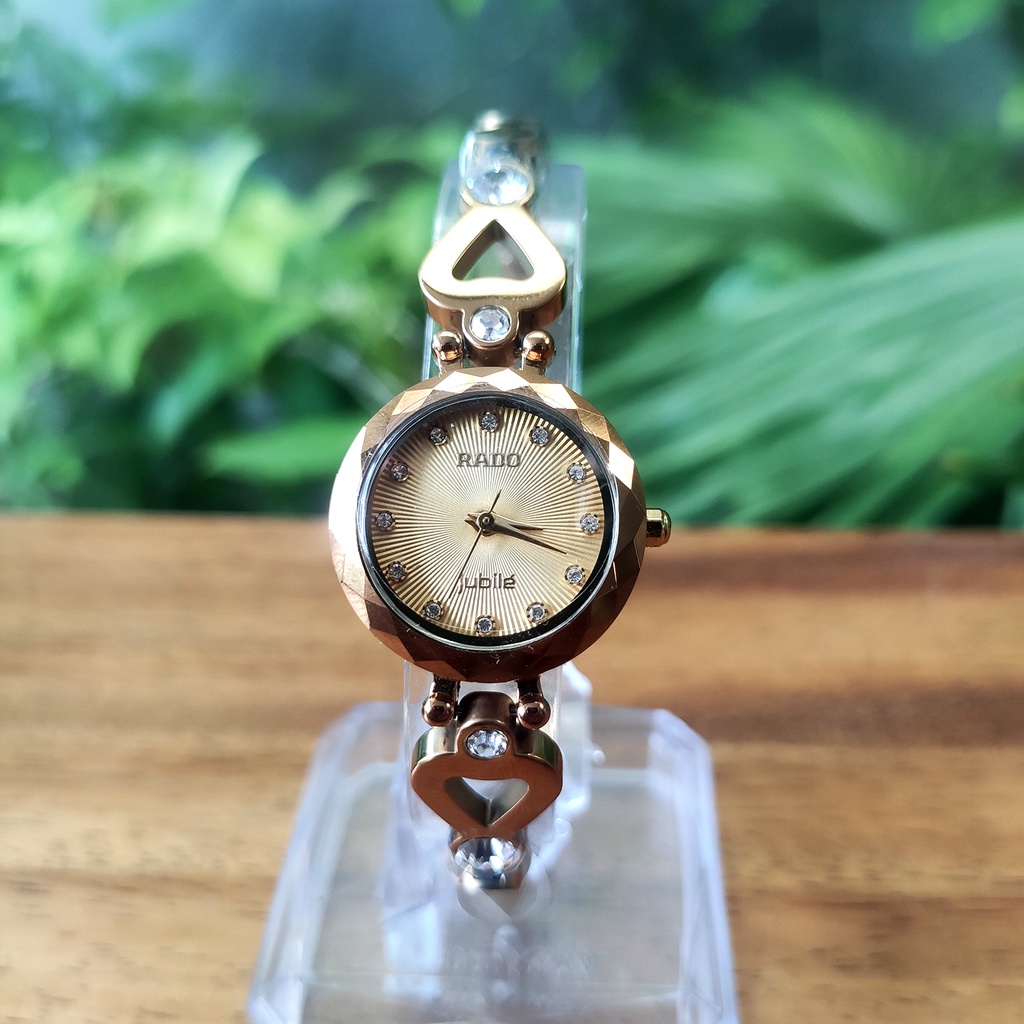 Đồng hồ Julibé nữ  RA47 NUMV dây đá Ceramic 100%, Kính sapphire chống trầy cao cấp