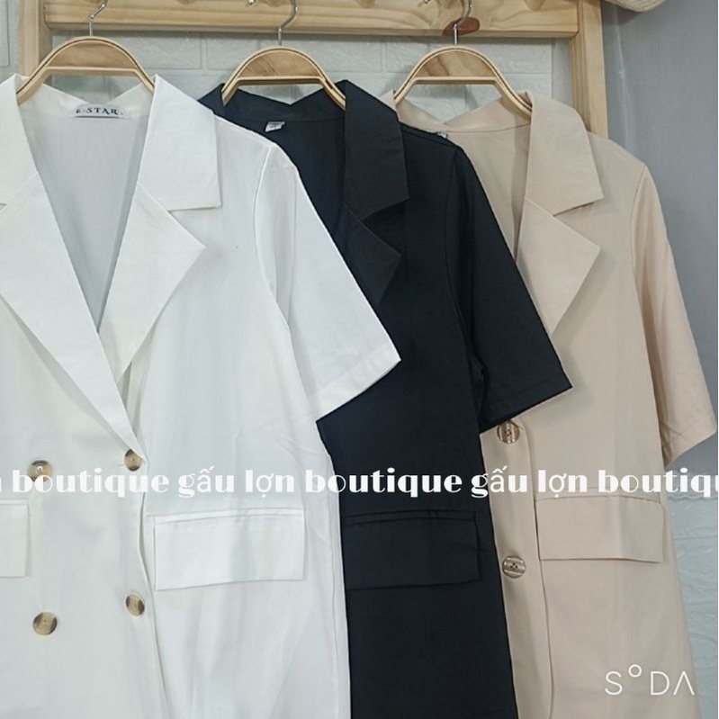 áo blazer cộc tay 4cúc ảnh thật