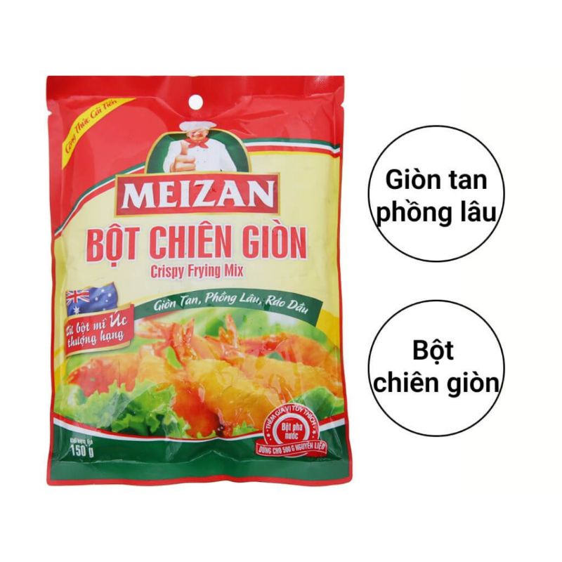 Bột chiên giòn Meizan 150g giòn tan phồng lâu
