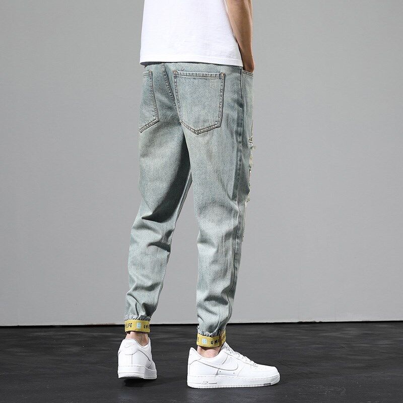 Quần short jeans AOKANG thời trang cá tính cho nam