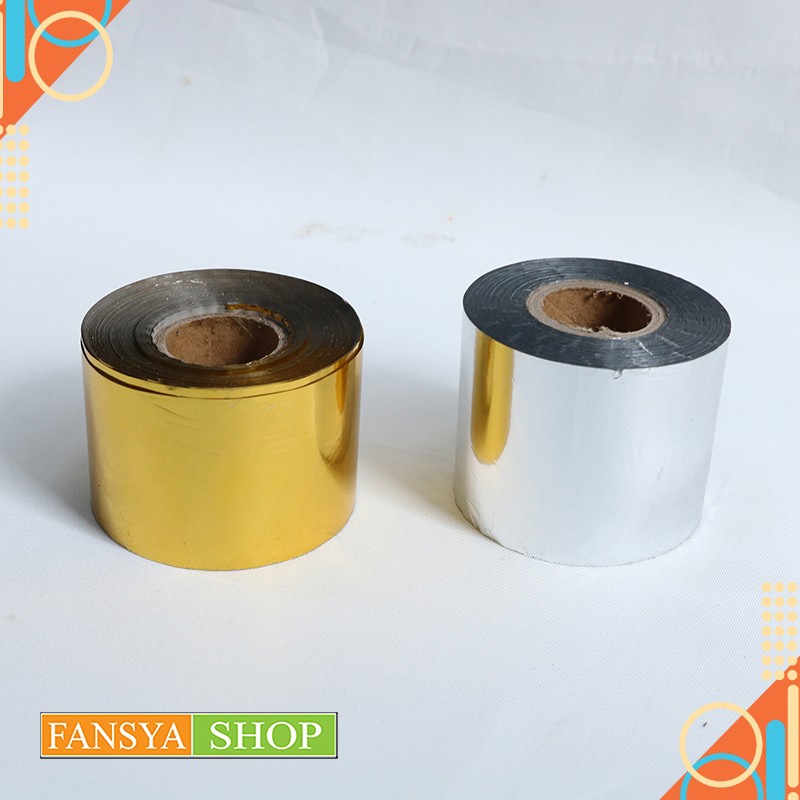 Nhũ ép kim chuyên dụng trên da , PU , simili dùng ép logo bằng máy mini