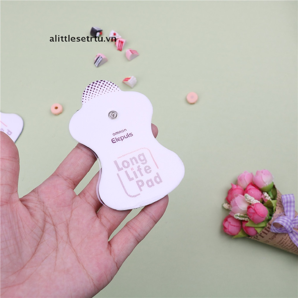 Bộ 12 Miếng Đệm Điện Cực Thay Thế Cho Máy Mát Xa Elepuls Long Life Pad