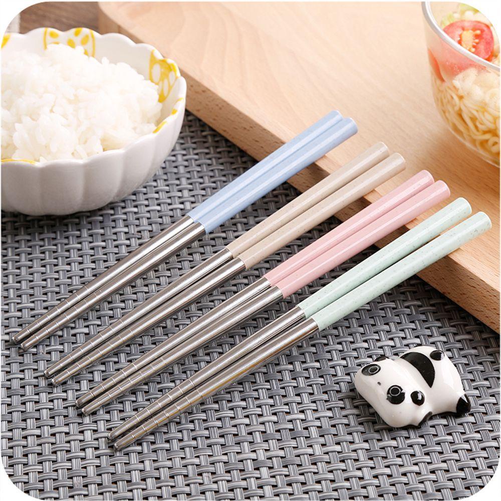 Set 2 Đôi Đũa 4 Màu Sắc Phong Cách Trung Hoa Thân Thiện Với Môi Trường